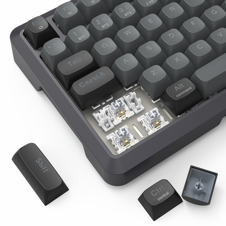 BRAGI PRO K688-RGB-PRO 3-Mode Connection GASKET Mounted Gaming Mechanical Keyboard