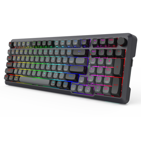 BRAGI PRO K688-RGB-PRO 3-Mode Connection GASKET Mounted Gaming Mechanical Keyboard