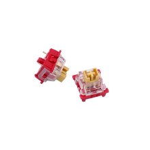 Redragon A113 Bullet-F Tactile Mechanical Switch, Hot-Swappable DIY Keyboard Clicky Switch Mod, 50 Million Click(24 pcs Switches, Keycap + Switch Puller)