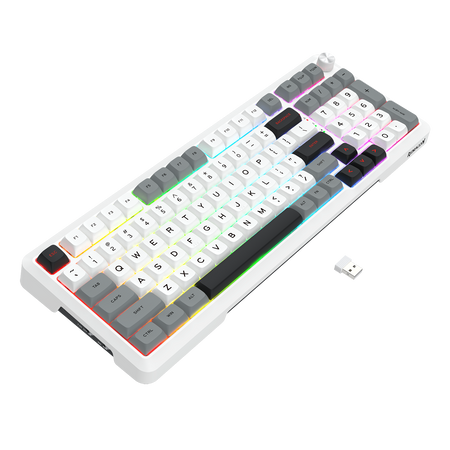 BRAGI PRO K688-RGB-PRO 3-Mode Connection GASKET Mounted Gaming Mechanical Keyboard