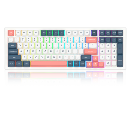 FLAMBERGE K723 3 Modes Connection 90% GASKET Mounted Gaming Mechanical Keyboard