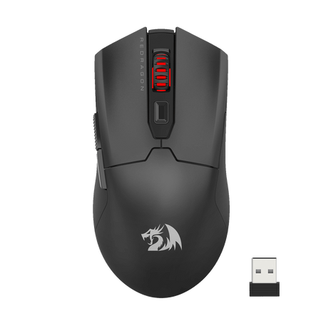 Redragon M995 Wireless Gaming Mouse, 26000 DPI Wired/Wireless Gamer Mouse w/ 3-Mode Connection, BT & 2.4G Wireless, 6 Macro Buttons, Durable Power Capacity for PC/Mac/Laptop