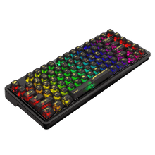 Redragon K649 PRO 78% Wireless Gasket RGB Gaming Keyboard, 3-Modes 82 Keys Full-Transparent Hot-Swap Compact Mechanical Keyboard w/Upgraded Socket, Sound Absorbing Foams, Translucent Custom Switch