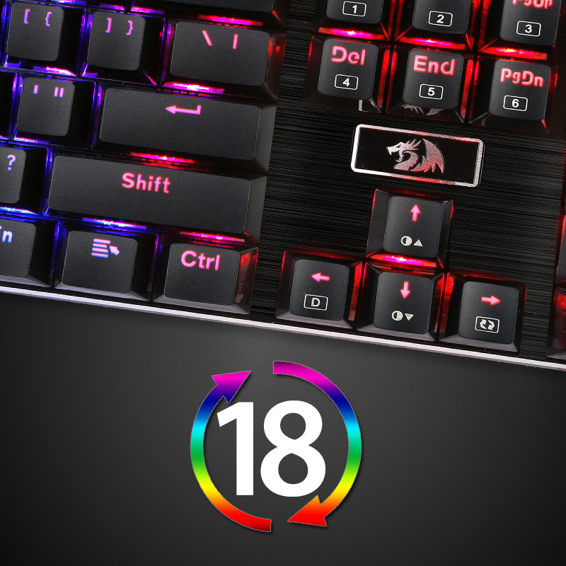 Redragon K556 RGB Mechanical Gaming Keyboard Brown Switches – REDRAGON ZONE