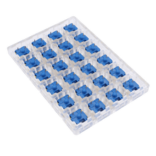Redragon A113 Bullet-B Tactile Mechanical Switch, Hot-Swappable DIY Keyboard Clicky Switch Mod, 50 Million Click(24 pcs Switches, Keycap + Switch Puller)