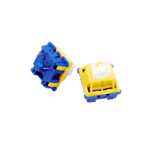 Redragon A113 Bullet-B Tactile Mechanical Switch, Hot-Swappable DIY Keyboard Clicky Switch Mod, 50 Million Click(24 pcs Switches, Keycap + Switch Puller)