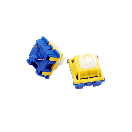 Redragon A113 Bullet-B Tactile Mechanical Switch, Hot-Swappable DIY Keyboard Clicky Switch Mod, 50 Million Click(24 pcs Switches, Keycap + Switch Puller)