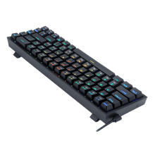 Redragon K631 Castor 65% Wired RGB Gaming Keyboard, 68 Keys Hot-Swappable Compact Mechanical Keyboard w/100% Hot-Swap Socket, Free-Mod Plate Mounted PCB & Dedicated Arrow Keys, Quiet Red Linear Switch