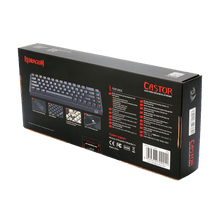 Redragon K631 Castor 65% Wired RGB Gaming Keyboard, 68 Keys Hot-Swappable Compact Mechanical Keyboard w/100% Hot-Swap Socket, Free-Mod Plate Mounted PCB & Dedicated Arrow Keys, Quiet Red Linear Switch