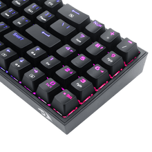 Redragon K628 Pollux 75% Wired RGB Gaming Keyboard, 78 Keys Hot-Swappable Compact Mechanical Keyboard w/100% Hot-Swap Socket, Free-Mod Plate Mounted PCB & Dedicated Arrow Keys and Numpad, Red Switch