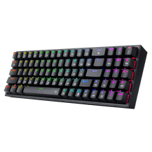 Redragon K628 Pollux 75% Wired RGB Gaming Keyboard, 78 Keys Hot-Swappable Compact Mechanical Keyboard w/100% Hot-Swap Socket, Free-Mod Plate Mounted PCB & Dedicated Arrow Keys and Numpad, Red Switch