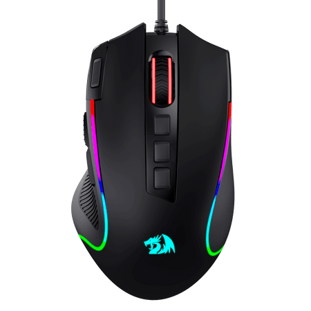Redragon M612 Predator RGB Gaming Mouse, 8000 DPI Wired Optical Gamer Mouse with 11 Programmable Buttons & 5 Backlit Modes, Software Supports DIY Keybinds Rapid Fire Button