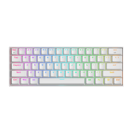 Redragon K530 PRO Draconic 60% Compact RGB Wireless Mechanical Keyboard, 61 Keys TKL Designed 5.0 Bluetooth Gaming Keyboard