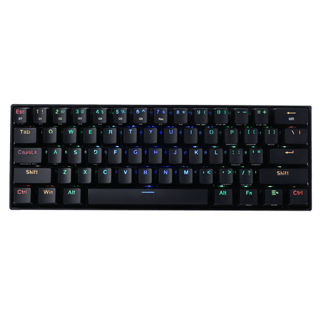 Redragon K530 PRO Draconic 60% Compact RGB Wireless Mechanical Keyboard, 61 Keys Tenkeyless Designed 5.0 Bluetooth Gaming Keyboard and 16.8 Million RGB Lighting for PC, Tablet, Cell Phone