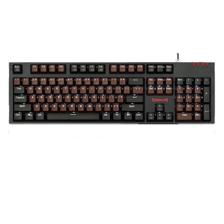 Redragon K592 Mechanical Gaming Wired Keyboard with Ultra-Fast V-Optical Blue Switches, White Backlit