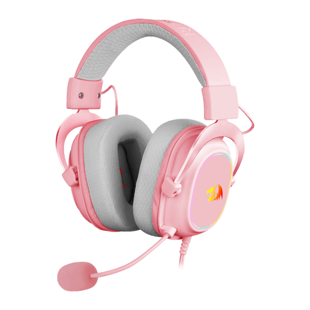 Redragon H510 Zeus-X RGB Pink Wired Gaming Headset - 7.1 Surround Sound - 53MM Audio Drivers in Memory Foam Ear Pads w/Durable Fabric Cover- Multi Platforms Headphone - USB Powered for PC/PS4/NS