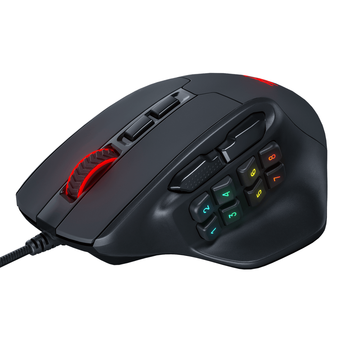 Redragon M811 Aatrox MMO Gaming Mouse, 15 Programmable