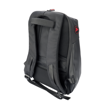 Redragon GB-93 Travel Laptop Backpack, Business Workstation Computer Gaming Backpack w/ Durable Double-Layer Thickened Liner, Organized Pockets/Slots & Large Leatheree Cover, Fits Up to 18" Laptop