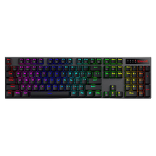 Redragon K556 PRO Upgraded Wireless RGB Gaming Keyboard, BT/2.4Ghz Tri-Mode Aluminum Mechanical Keyboard w/No-Lag Connection, Hot-Swap Linear Quiet Red Switch