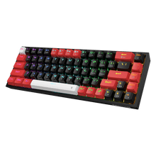 Redragon K631 PRO 65% 3-Mode Wireless RGB Gaming Keyboard, 68 Keys Hot-Swappable Compact Mechanical Keyboard w/Hot-Swap Free-Mod PCB Socket & Dedicated Arrow Keys, Quiet Red Linear Switch