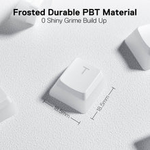 Redragon A130  Pudding Keycaps, 104 Keys Standard Doubleshot PBT Keycap Set w/Translucent Layer for Mechanical Keyboard, OEM Profile, English (US) ANSI Layout