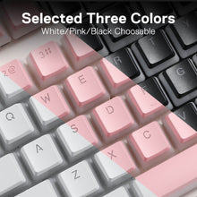 Redragon A130  Pudding Keycaps, 104 Keys Standard Doubleshot PBT Keycap Set w/Translucent Layer for Mechanical Keyboard, OEM Profile, English (US) ANSI Layout