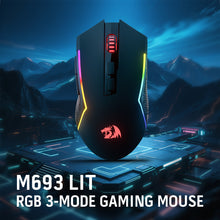 Redragon M693 RGB LIT Wireless Gaming Mouse