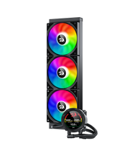 REDRAGON CCW-1017 360 CPU Liquid Cooler With Temperature Display 3x 12cm RGB Fans