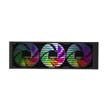 REDRAGON CCW-1017 360 CPU Liquid Cooler With Temperature Display 3x 12cm RGB Fans