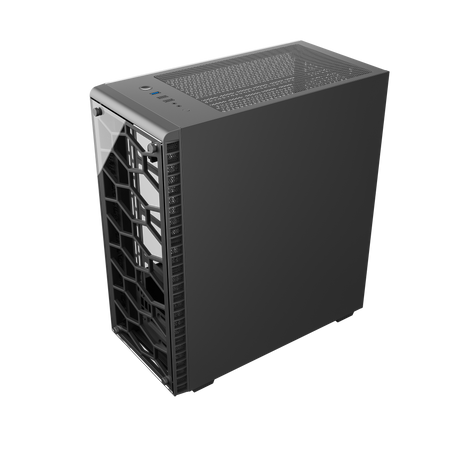 FIREFLIGHT GC-624 ATX Side Glass Gaming PC Case