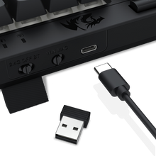 CRESCENT 68 PRO K519RGB-PRO 3 Modes Connection Membrane Gaming Keyboard