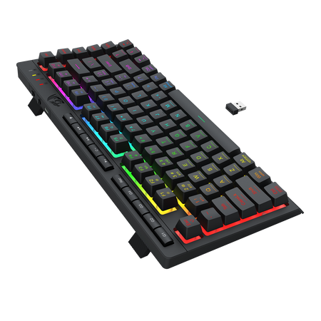 CRESCENT PRO K524RGB-PRO 3 Modes Connection 75% Membrane Gaming Keyboard