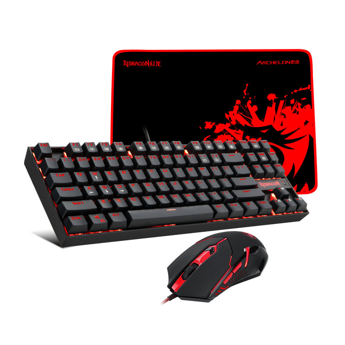Redragon K552-BA Wired Combo wired mechanical keyboard+wired gaming mouse