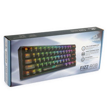 Redragon K617CTB-RGB 60% Wired RGB Gaming Keyboard, 61 Keys Compact Full-Transparent Mechanical Keyboard