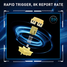 Fizz K617-RGB-M Wired 61 keys Rapid trigger magnetic keyboard
