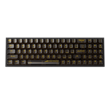 Redragon K628 PRO SE 75% 3-Mode Wireless RGB Gaming Keyboard, 78 Keys Full-Transparent Hot-Swap Compact Mechanical Keyboard w/Upgraded Socket, Dedicated Arrow Keys & Numpad, Translucent Custom Switch