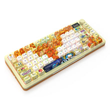 FLEKACT K708GF-RGB-PRO 3 Modes Connection with LCD Mechanical Keyboard