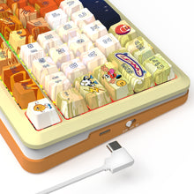 FLEKACT K708GF-RGB-PRO 3 Modes Connection with LCD Mechanical Keyboard