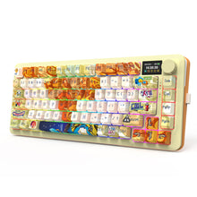 FLEKACT K708GF-RGB-PRO 3 Modes Connection with LCD Mechanical Keyboard