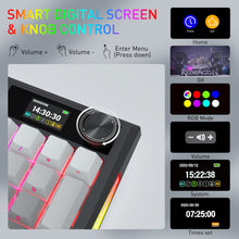 K725SP-RGB-PRO 98+1 3-modes Gasket mechanical keyboard with LCD display