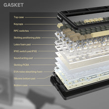 THORIUM K751GBC-RGB-PRO 3 MODES 75% GASKET MOUNTED QMK MECHANICAL KEYBOARD