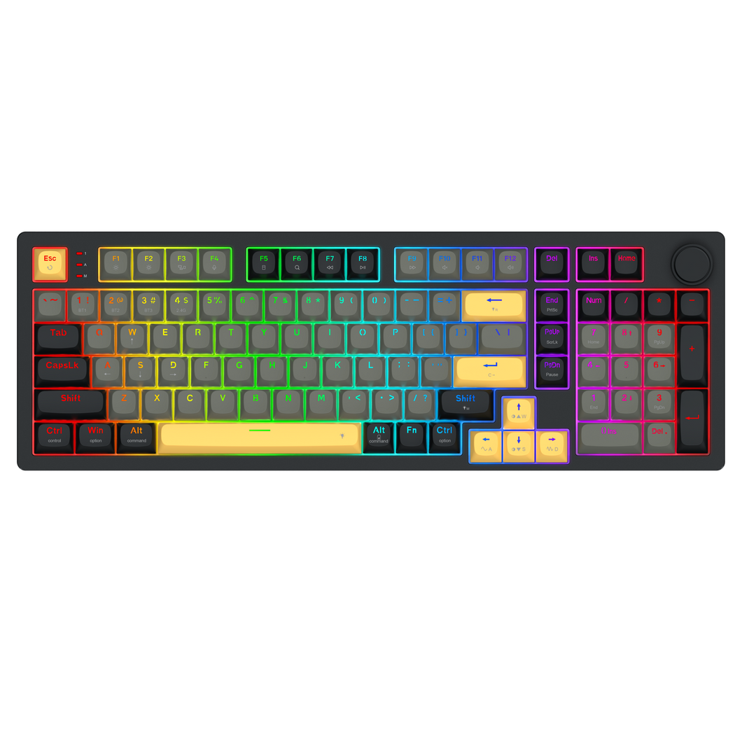 K756GBY-RGB-PRO 100+1 Gasket Aluminum mechanical keyboard