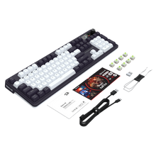 Redragon K762WB-RGB-PRO 3-Modes 104 Gasket Mechanical Keyboard with LCD Display