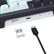 Redragon K762WB-RGB-PRO 3-Modes 104 Gasket Mechanical Keyboard with LCD Display