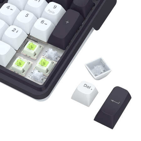 Redragon K762WB-RGB-PRO 3-Modes 104 Gasket Mechanical Keyboard with LCD Display