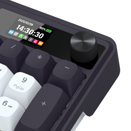 Redragon K762WB-RGB-PRO 3-Modes 104 Gasket Mechanical Keyboard with LCD Display