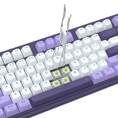 Redragon K762WP-RGB-PRO 3-Modes 104 Gasket Mechanical Keyboard with LCD Display