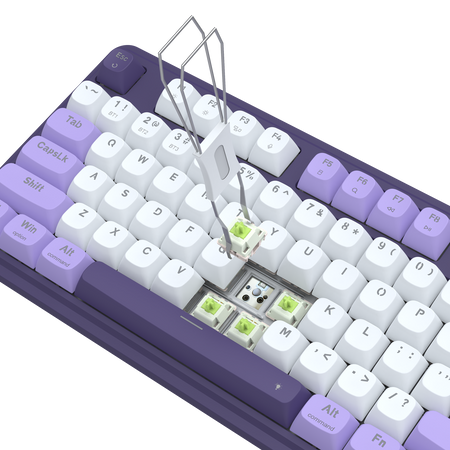 Redragon K762WP-RGB-PRO 3-Modes 104 Gasket Mechanical Keyboard with LCD Display