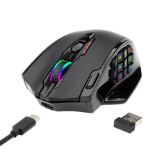 Redragon M913 Impact Elite Wireless Gaming Mouse, 16000 DPI Wired/Wireless RGB Gamer Mouse with 16 Programmable Buttons