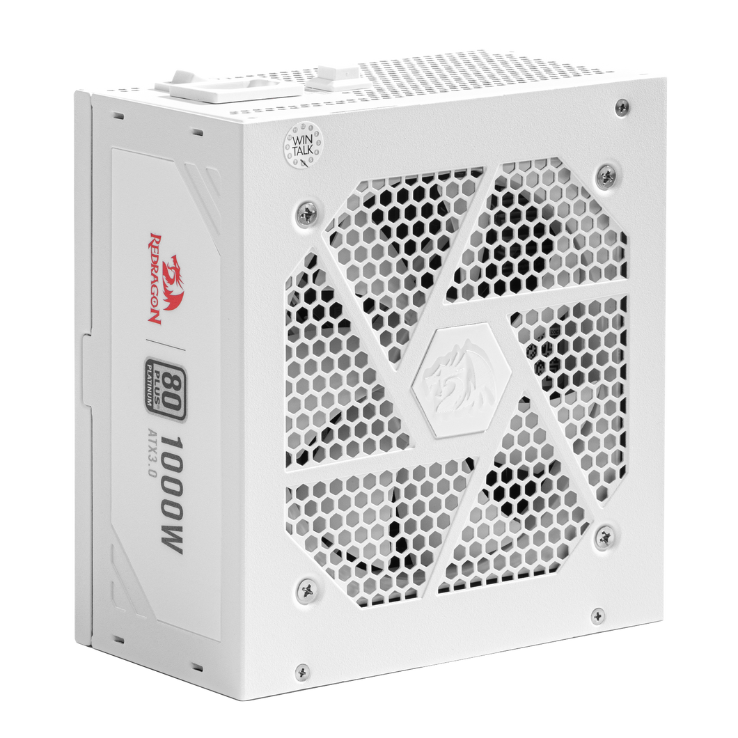 Redragon 80+ Platinum 1000 Watt ATX 3.0 Fully Modular Power Supply Includes a FREE 12VHPWR Cable